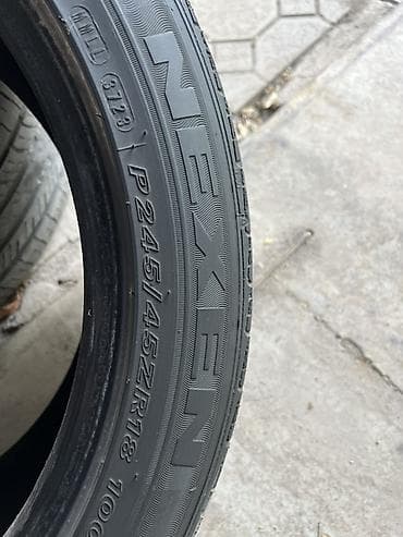 9j: Шины 245 / 45 / R 18, Лето, Б/у, Легковые, Nexen — 2