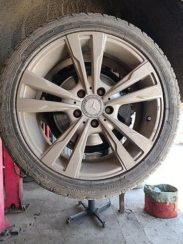 р16 на мерс: Колеса в сборе 225 / 45 / R 17, Зима, Легковые, Литые, отверстий - 5 — 2