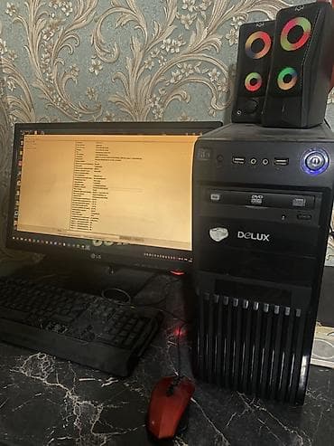 микрофон для караоке: Настольный компьютер DELUX (системный блок + монитор LG + клавиатура + — 2