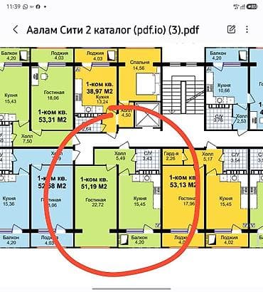 Квартиры: 1 комната, 52 м², Технопарк 108 серия, 9 этаж, ПСО (под самоотделку) — 4