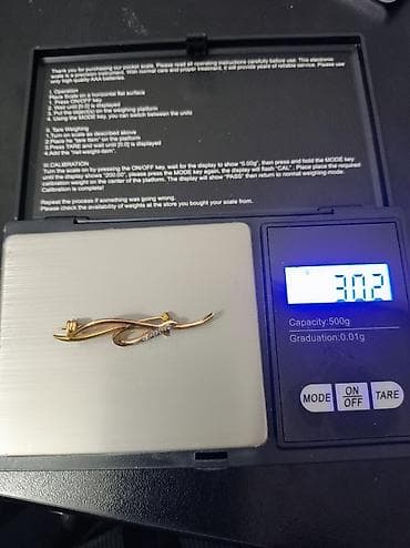 золото советское: Брошь, Женские, Металл — 2