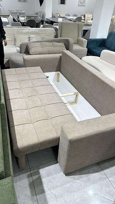 диван спальный раскладной: Прямой диван, Трехместный — 2