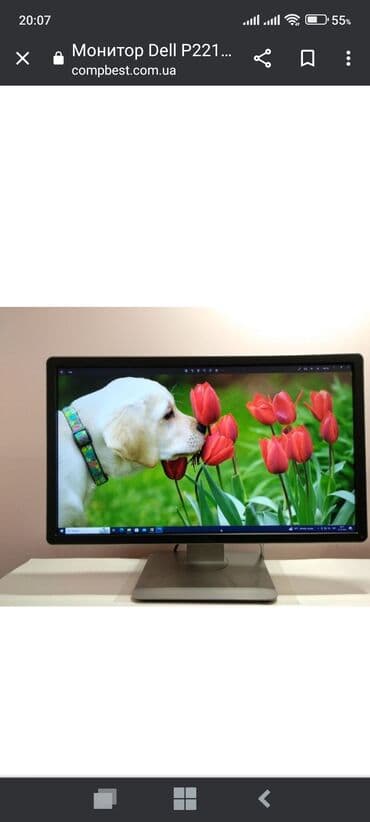 монитор широкоформатный: Монитор, Dell, Новый, 22" - 23" — 4