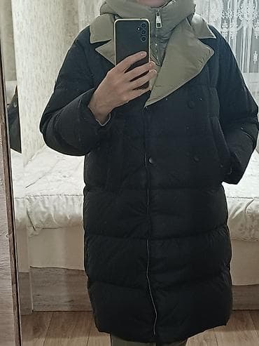 second hand: Пуховик, По колено, Китай, С капюшоном, XL — 5