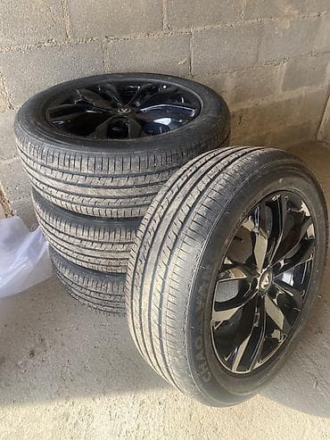 Шиналар жана дисктер: Дөңгөлөктөр монтажда 225 / 55 / R 18, Жай, Жаңы, Комплект, Жол тандабастар (АТ/МТ), Куйма — 2