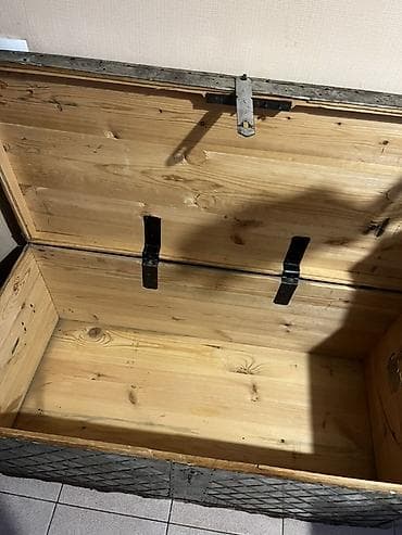 тумба сундук: Сундук, Б/у, Другое назначение, Железо, Самовывоз, цвет - Серый — 4