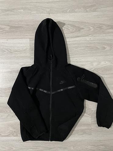 найки: Мужская толстовка, S, Nike, Б/у, цвет - Черный — 1