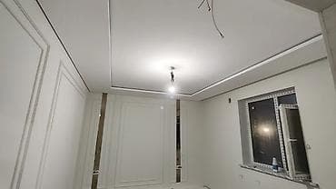 Терезелер, эшиктер, витраждар: Покраска стен потолков Покраска потолков Шпаклёвка стен потолков — 8