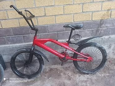 20: BMX/городской велосипед 20" - Рама: стальная, окраска красная - — 1