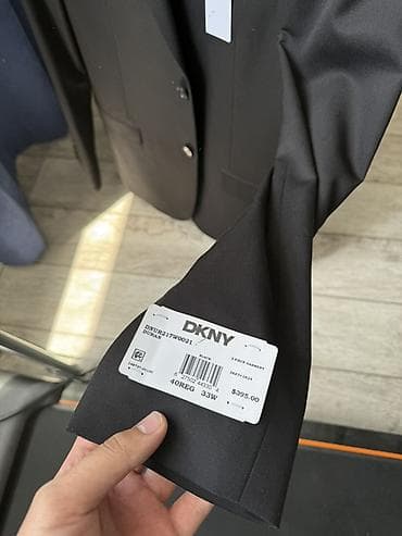 dkny: Мужской классический костюм DKNY Duran — 2 предмета (пиджак + брюки) — 3