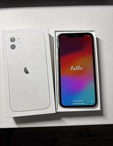 ipad 9th: IPhone 11, Б/у, 128 ГБ, Белый, Зарядное устройство, Защитное стекло, Чехол, 78 % — 3