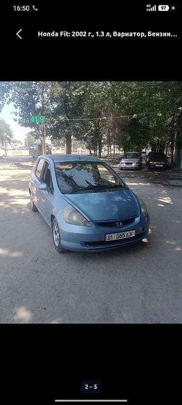 fit 2012: Honda Fit: 2002 г., 1.3 л, Вариатор, Бензин, Хэтчбэк — 1