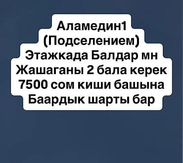 flat rent: 2 комнаты — 1
