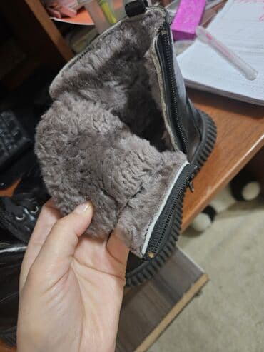 детская обувь на девочку зима: Детские зимние ботинки для девочек, покупали в Лионе - Цвет: черный - — 4