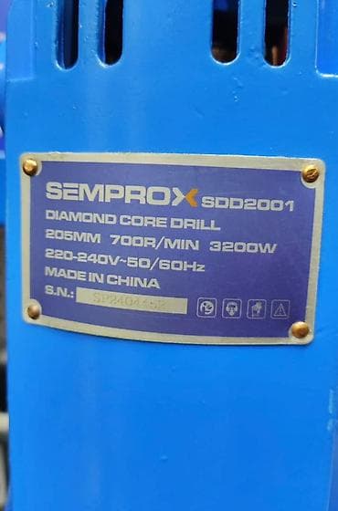 sem: Дрели алмазного сверления, От 2700 до 3200 Вт, Новый — 2