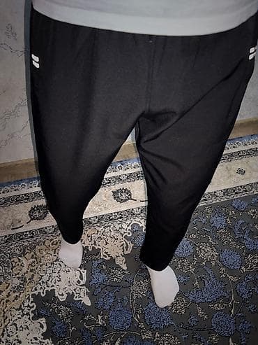 спортивные одежды мужские найк: Мужские брюки, M, L, XL, Новый, цвет - Черный, Самовывоз — 1