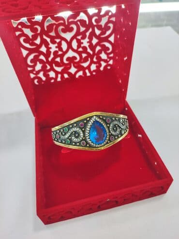 красная нить с золотом 585: +Бесплатная доставка по всему Кыргызстану Серебряный Билерик с — 3