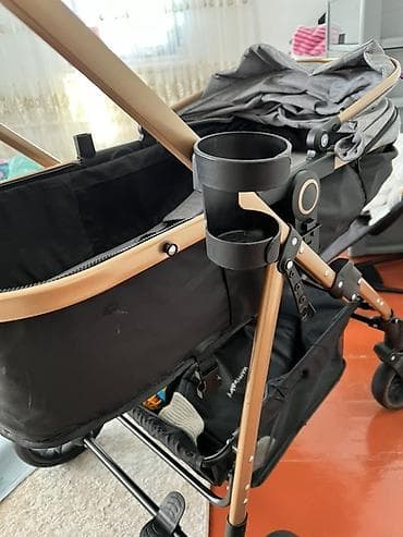 nutrien бишкек: Прогулочная коляска для города - Лёгкая рама золотистого цвета с — 2