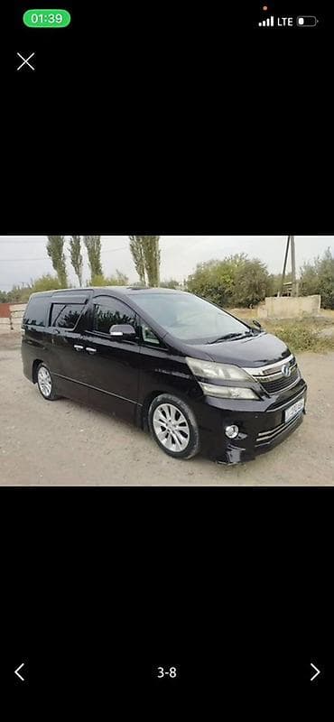 v klass: Toyota Vellfire: 2008 г., 3.5 л, Автомат, Бензин, Минивэн — 4