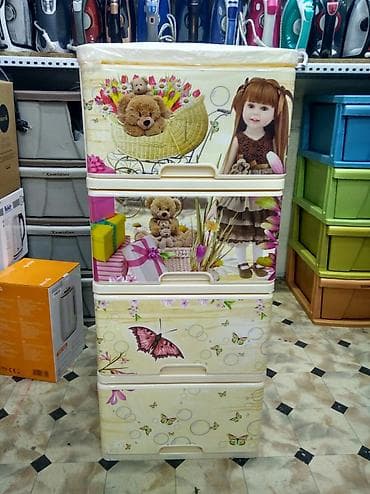 Комод пластиковый Производство: Россия Размеры: ширина 41см глубина