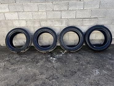 Транспорт: Шиналар 225 / 55 / R 18, Жай, Колдонулган, Комплект, DUNLOP — 2