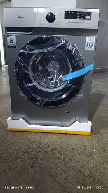 сдам стиральную машину на запчасти: Стиральная машина Midea, Новый, Автомат, До 9 кг, Компактная — 1