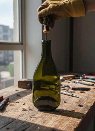 ваза стеклянная прозрачная высокая без узора: Бутылки, Новый, Самовывоз, Платная доставка — 1