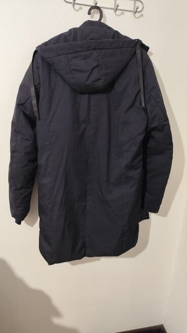 Эркектер кийими: Мужская зимняя парка, темно‑синяя/черная. Характеристики: - — 3