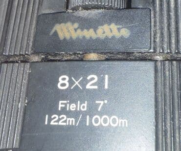 настольный теннисная ракетка: Бинокль Minette 8×21 — компактная японская оптика классического — 4