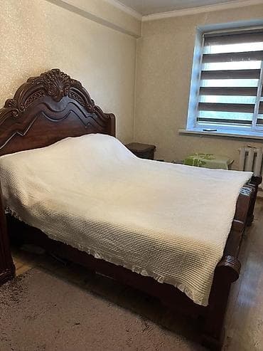 лофт мебел: Спальный гарнитур, Двуспальная кровать, Дерево, цвет - Коричневый — 7