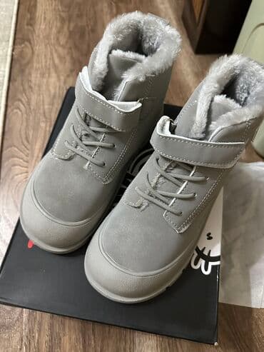 робот кот: Детские зимние ботинки BOBDOG Размер: 34 - Теплый меховой подклад по — 5