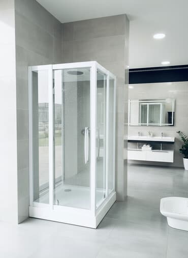 аквариум с тумбой: Душевая кабина Квадратная, Размер: 90 x 100 см, Высота поддона: 215 см,Покрытие: Прозрачный — 1