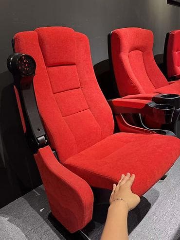 Массажные кресла: Кресло для кинозала/аудитории с подстаканниками и аудио-опцией - Тип — 9