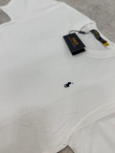 Футболки: Футболка Polo ralph lauren топ качество Хлопок дышащая летняя футболка — 2