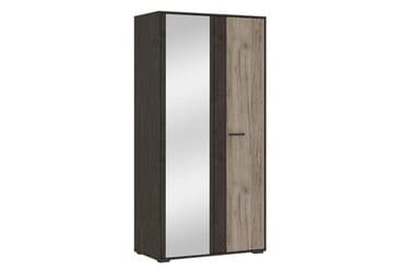 гардеробный шкаф для одежды: Шкаф для одежды 2Д Эдинбург, Дуб Крафт Серый/Железный Камень — 1
