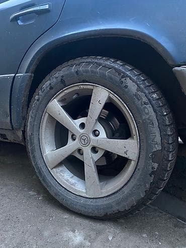 шина 16 с: Колеса в сборе 225 / 55 / R 16, Зима, Б/у, Комплект, Литые, отверстий - 5 — 1