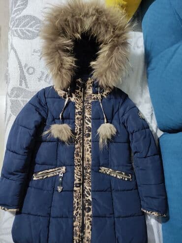 домик для: Куртка детская зимняя, стильная, размер 116 см. 4-8 лет. (Листайте — 1