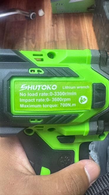 lithium: Аккумуляторный набор инструментов SHUTOKO 21V 1) Ударный гайковерт — 2