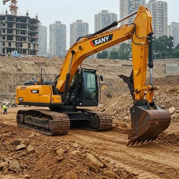 Экскаватор | Водопровод, Котлованы, Траншеи