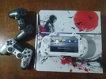 controller ps3 original: Уникальный комплект: PS Vita (модель PCH-2000, прошита) + PS4 (fat — 1