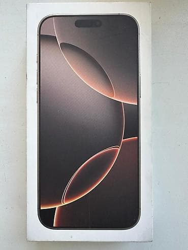 самый дорогой телефон: IPhone 16 Pro Max, Новый, 256 ГБ, Desert Titanium, Зарядное устройство, Кабель, Коробка — 1