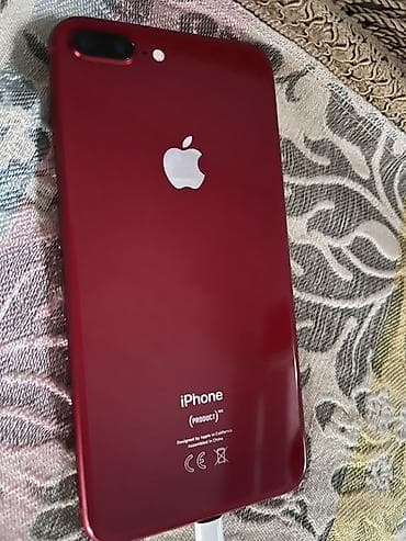 iphone 17 lalafo: IPhone 8 Plus, Красный, Кабель — 3