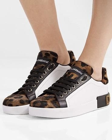 туфли классика: Кроссовки, 39, Dolce & Gabbana, Б/у, цвет - Белый, Самовывоз, Платная доставка — 1