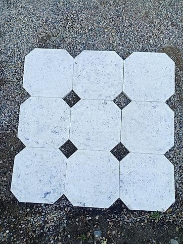 Тротуарная плитка вибролитая, фигурная - Форма: восьмиугольник
