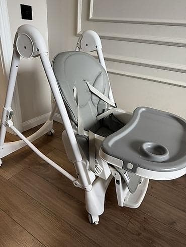 small table: Детский стульчик для кормления с колесами и регулируемыми настройками — 3