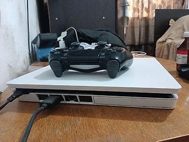 lalafo nintendo switch: ⭐СРОЧНО ПРОДАЮ ПС4⭐ PlayStation 4 Slim (белая консоль) + аксессуары и — 3