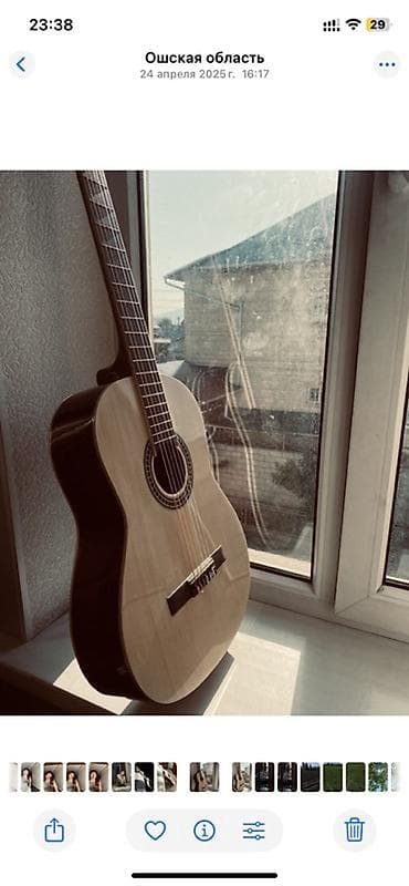 гитара fender: Классическая гитара 4/4 - Тип: нейлоновая классическая (акустическая — 2