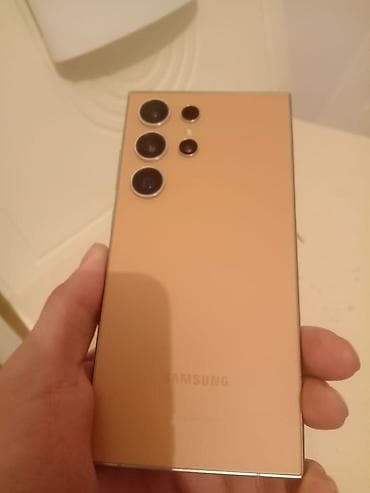 кулер бишкек: Samsung Galaxy S24 Ultra, Б/у, 512 ГБ, цвет - Бежевый, 1 SIM, eSIM — 1