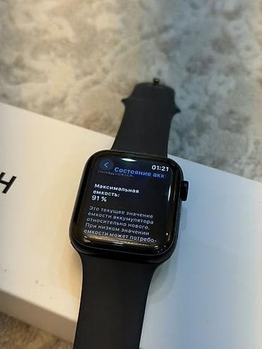 huawei 80: Apple Watch Se2 Gps 44мм алюминий полностью весь комплект состояние — 3
