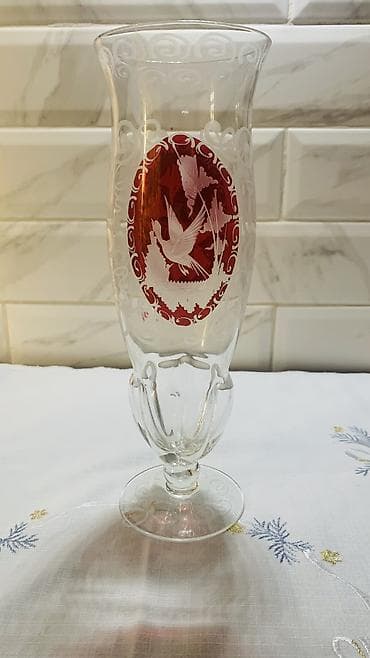 📌📌Редкая ваза Чехословакия состояние -новая. 6500 Штоф на ножке